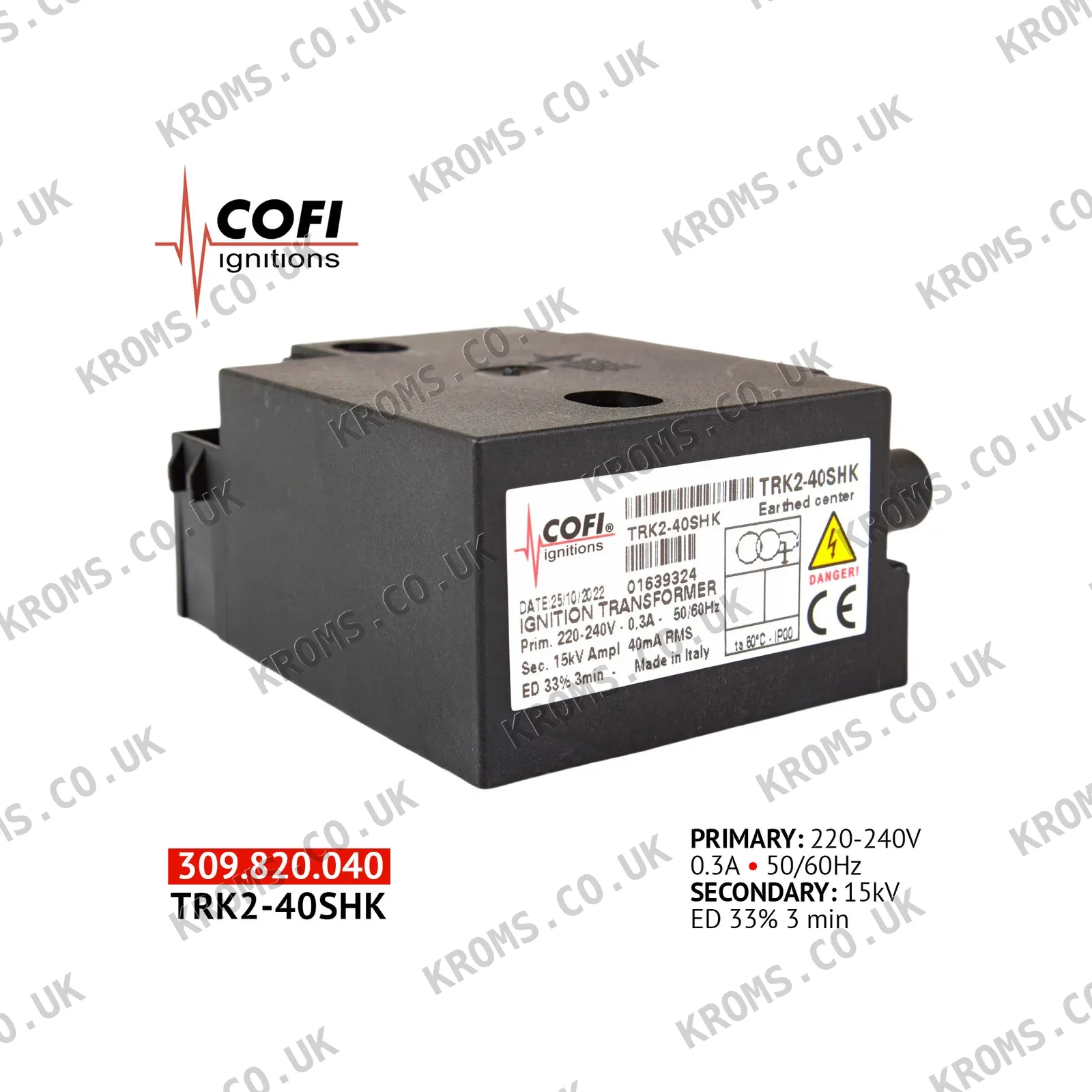Cofi Ignition transformer TRK2-40SHK