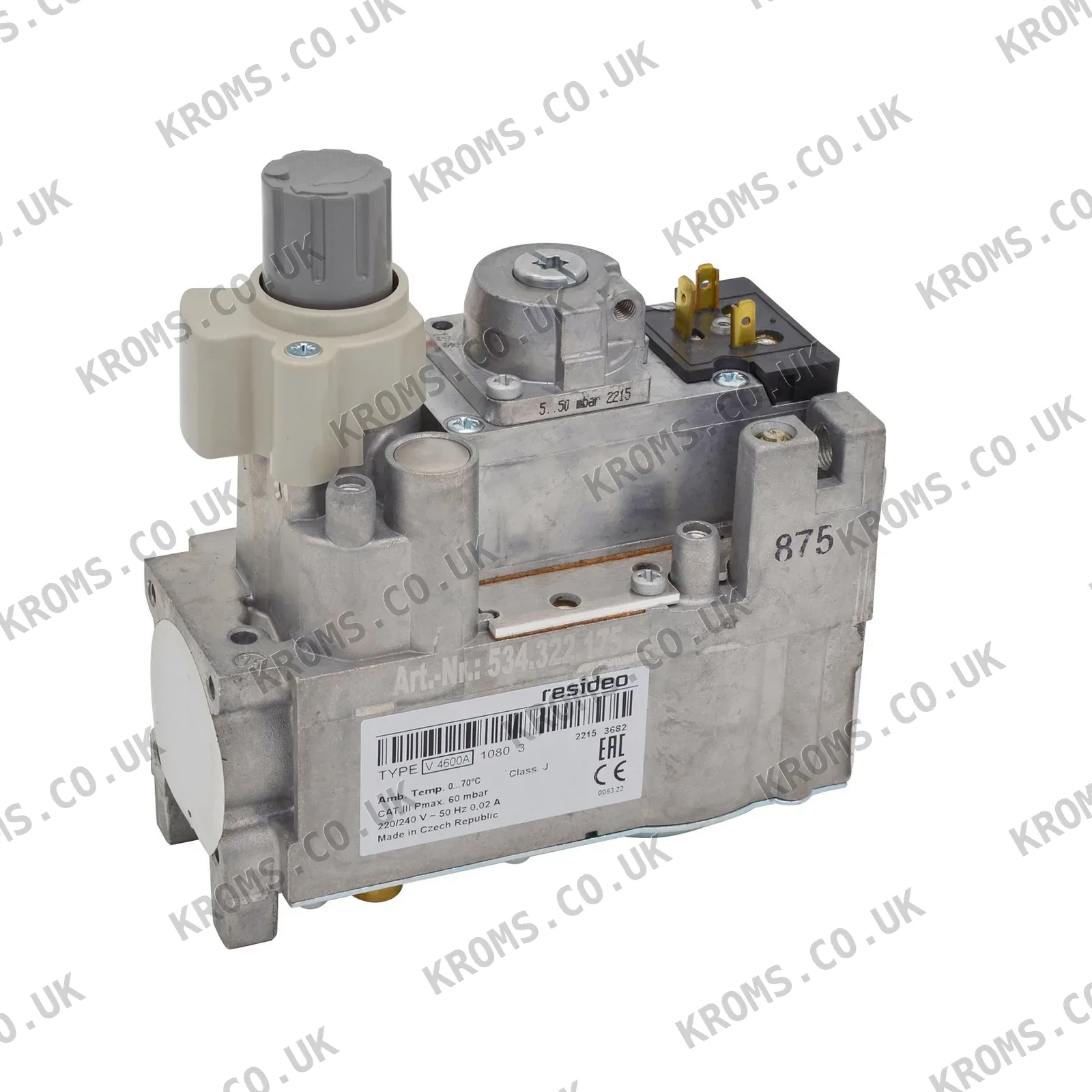 Ermaf Gas valve V4600A1080B
