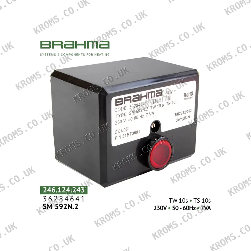 Brahma Microprocessor controller (burner management system) SM592N.2 36284641