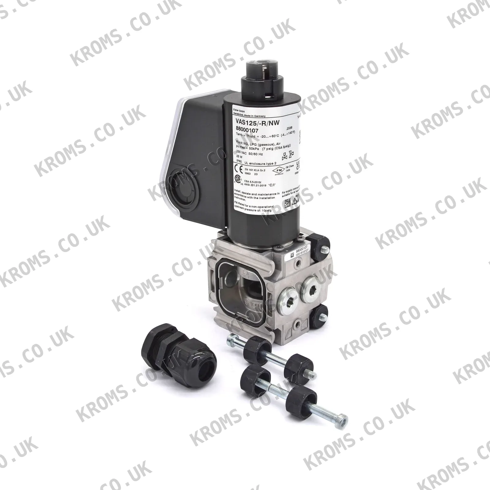 Kromschroder Gas solenoid valve VAS125/-R/NW 88000107