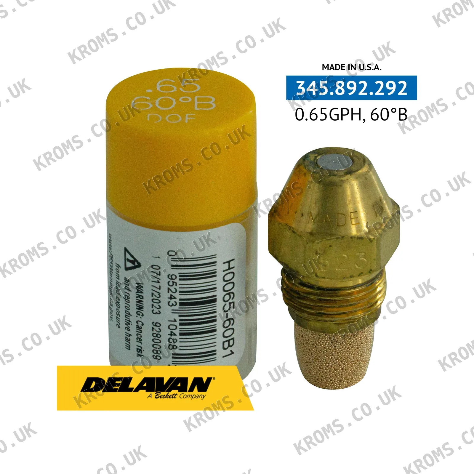 Delavan Oil nozzles H0065-60B1