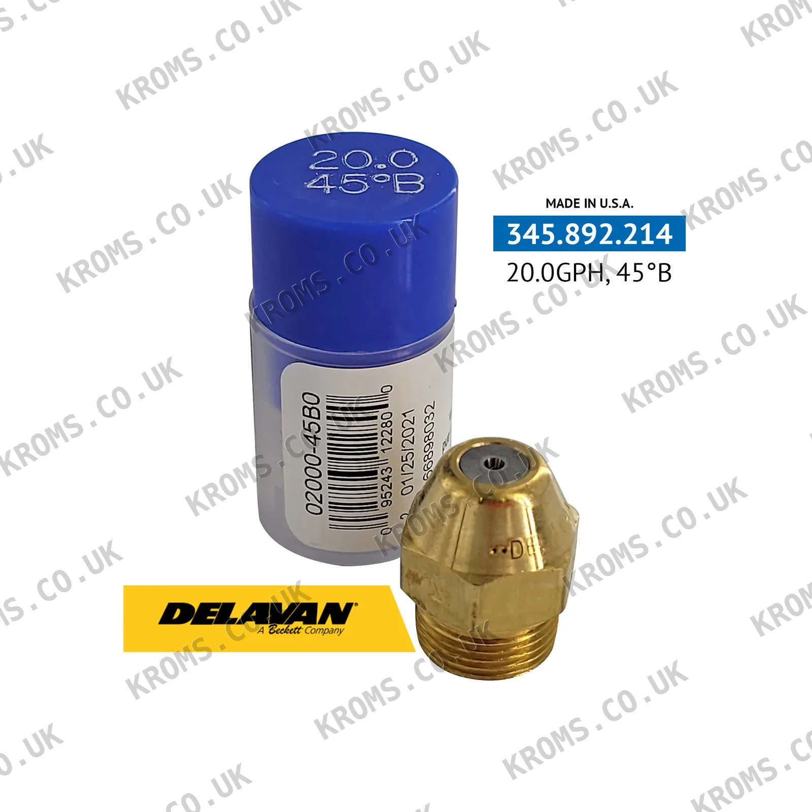 Delavan Oil burner nozzles 02000-45B0