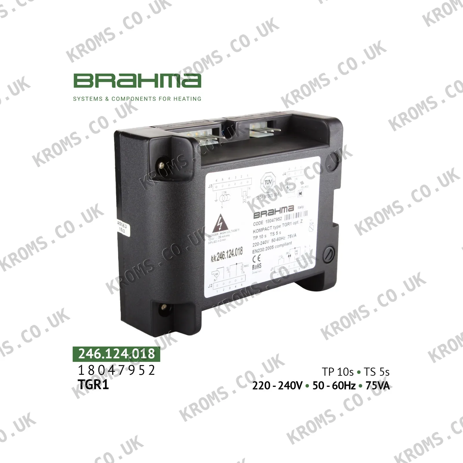 Brahma Microprocessor controller TGR1 18047952