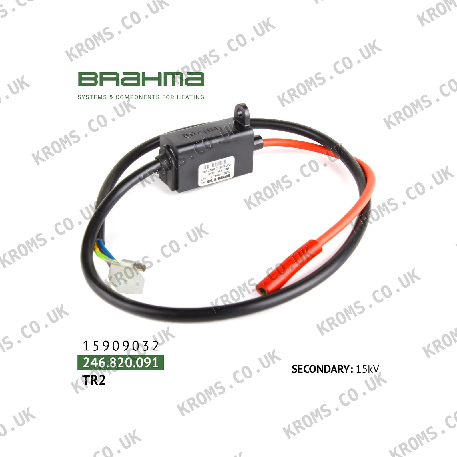 Brahma Ignition transformer TR2/A 15909032