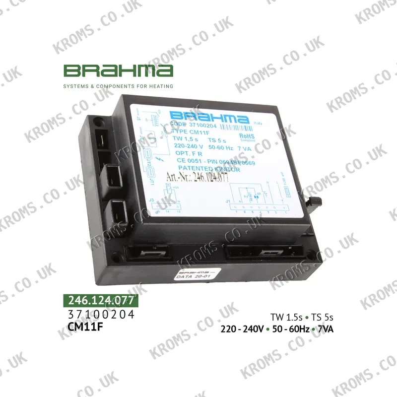 Brahma Burner management unit (burner control unit) CM11F 37100204
