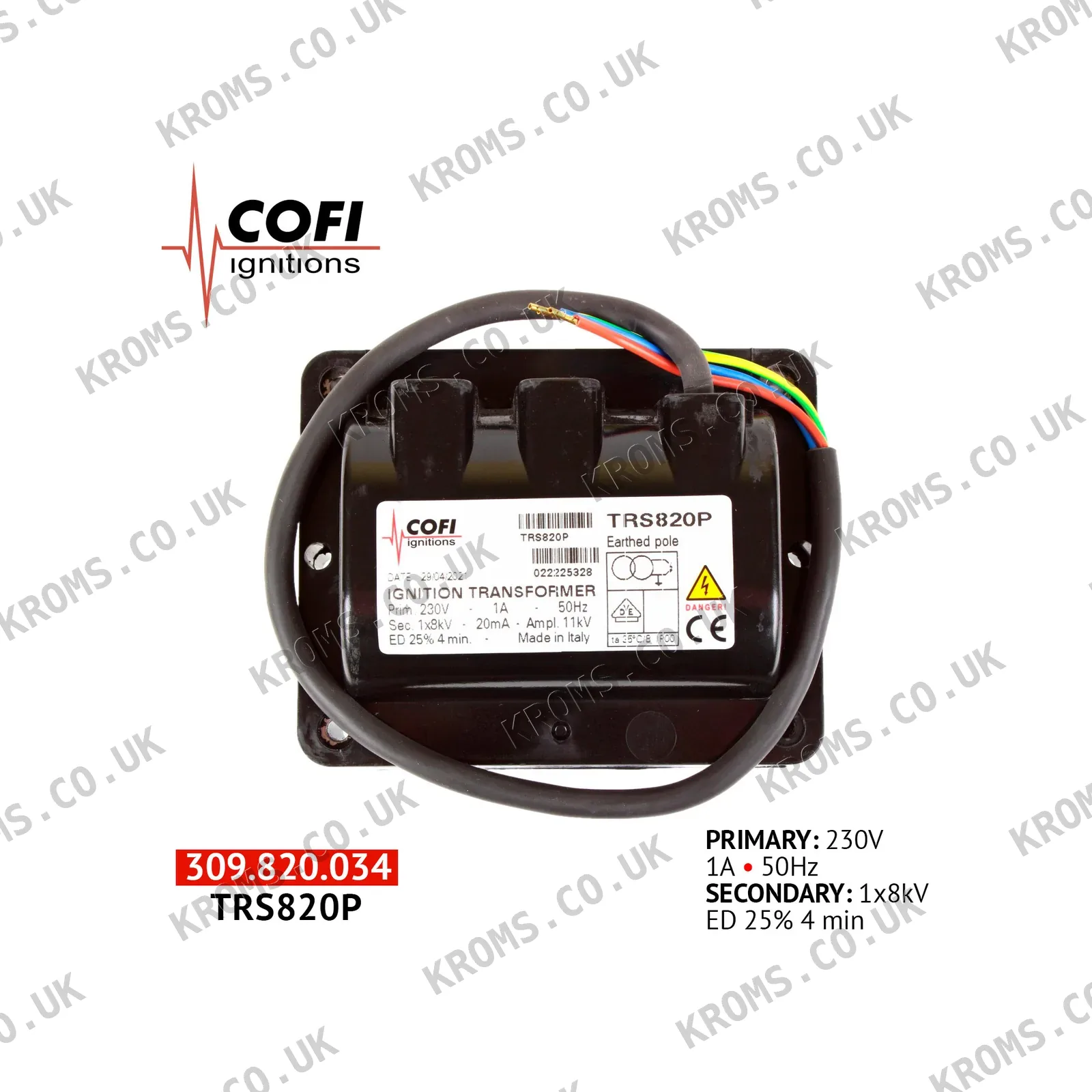 Cofi Ignition transformer TRS820P