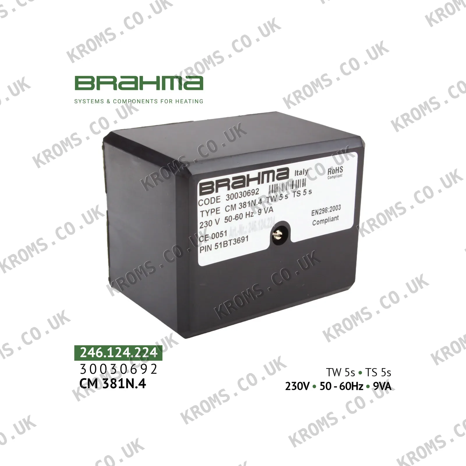 Brahma Control box CM381N.4 30030692