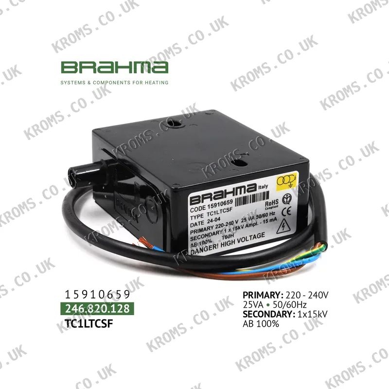 Brahma Ignition transformer TC1LTCSF 15910659