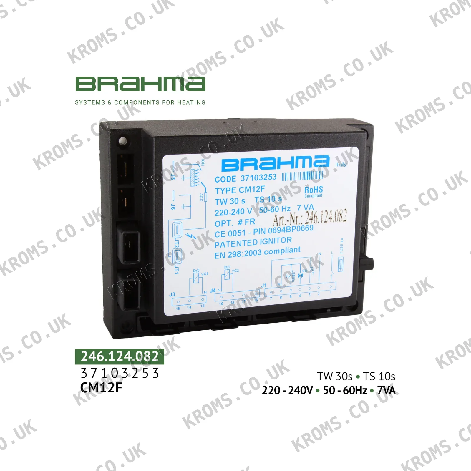 Brahma Control box CM12F 37103253