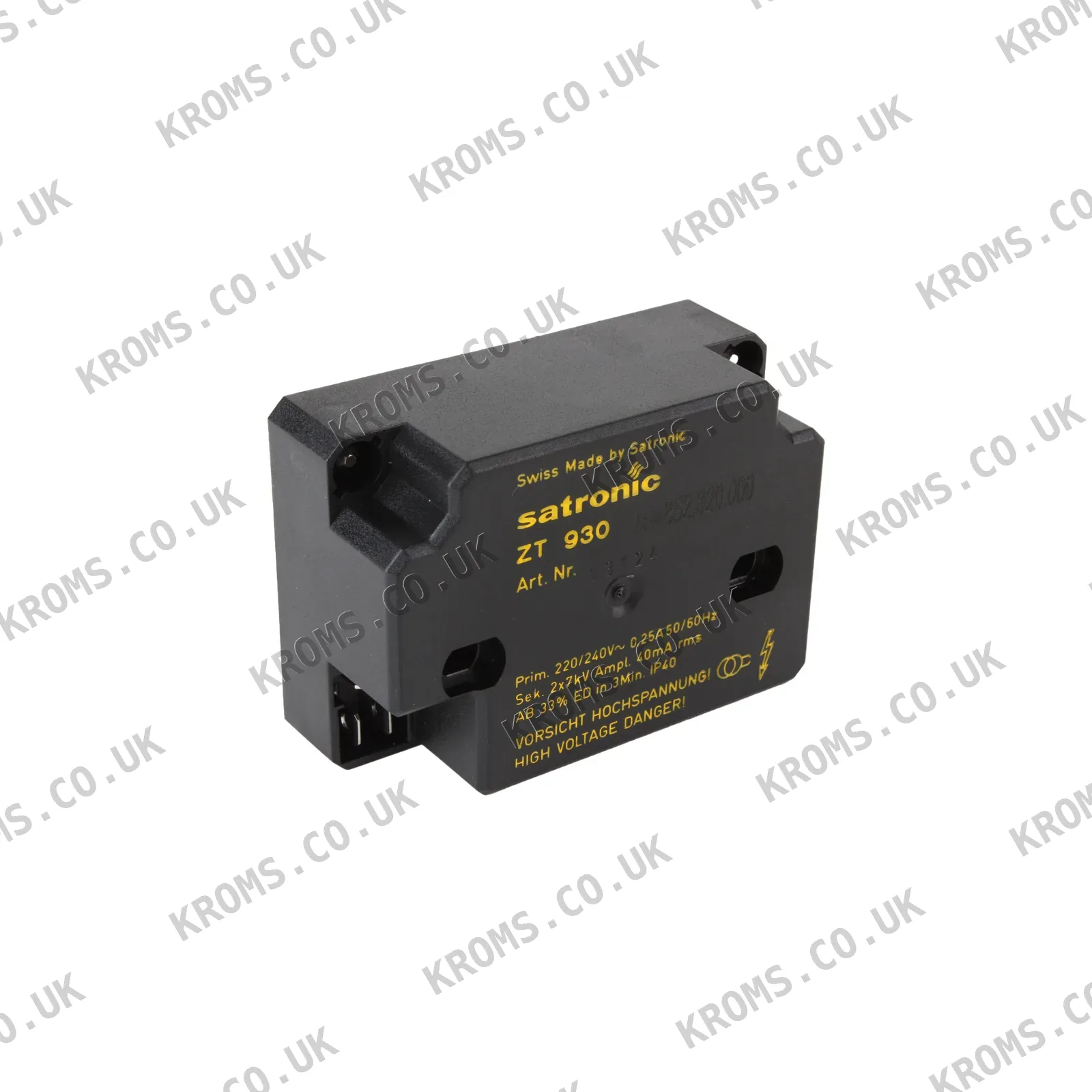 Honeywell Ignition transformer ZT930 13124