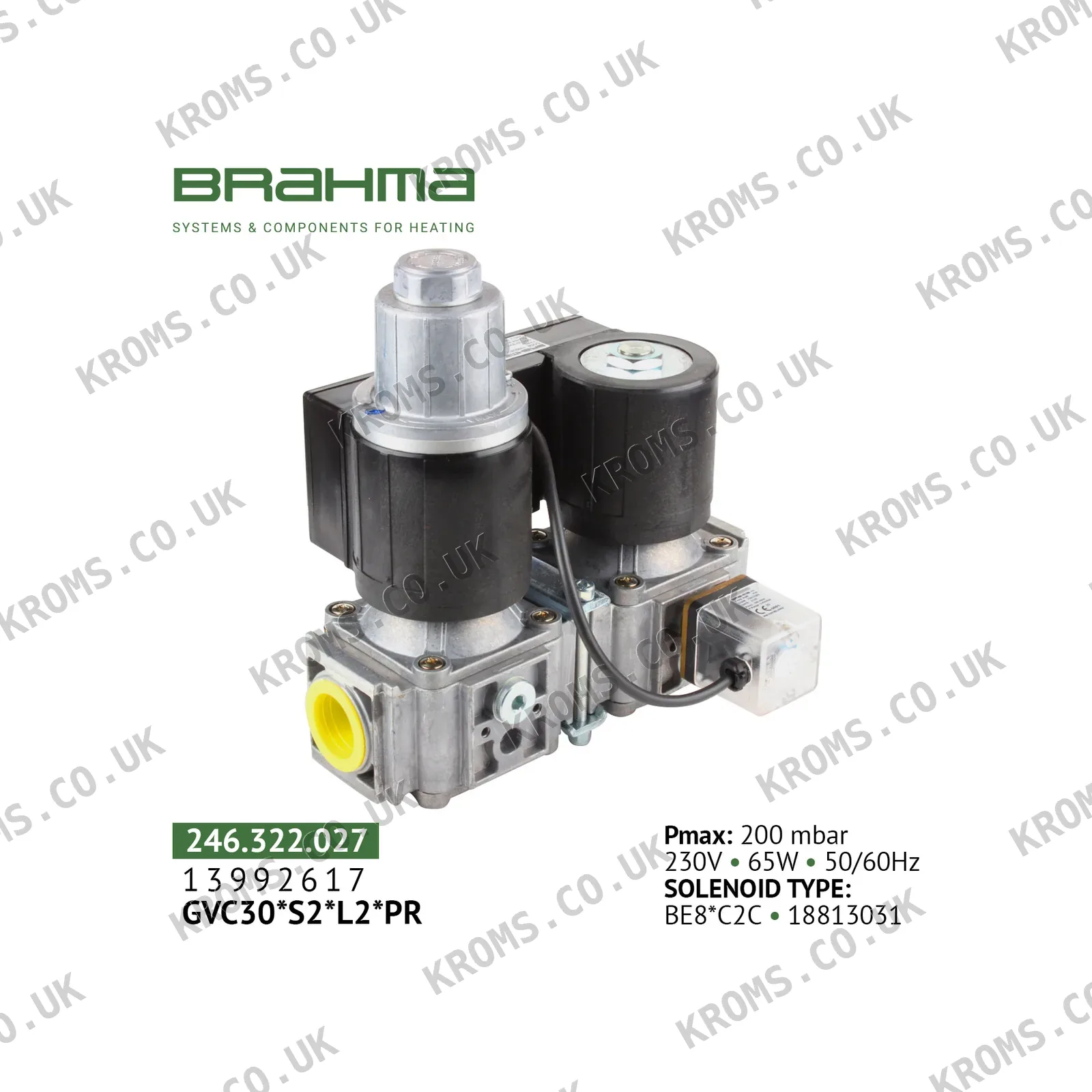 Brahma Gas valve GVC30*S2*L2*PR1 13992617
