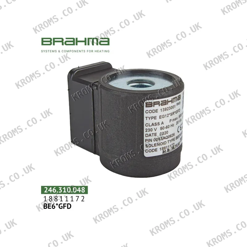 Brahma Solenoid coil BE6*GFD 18811172