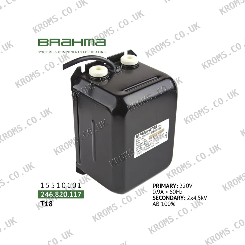 Brahma Ignition transformer T18 15510101
