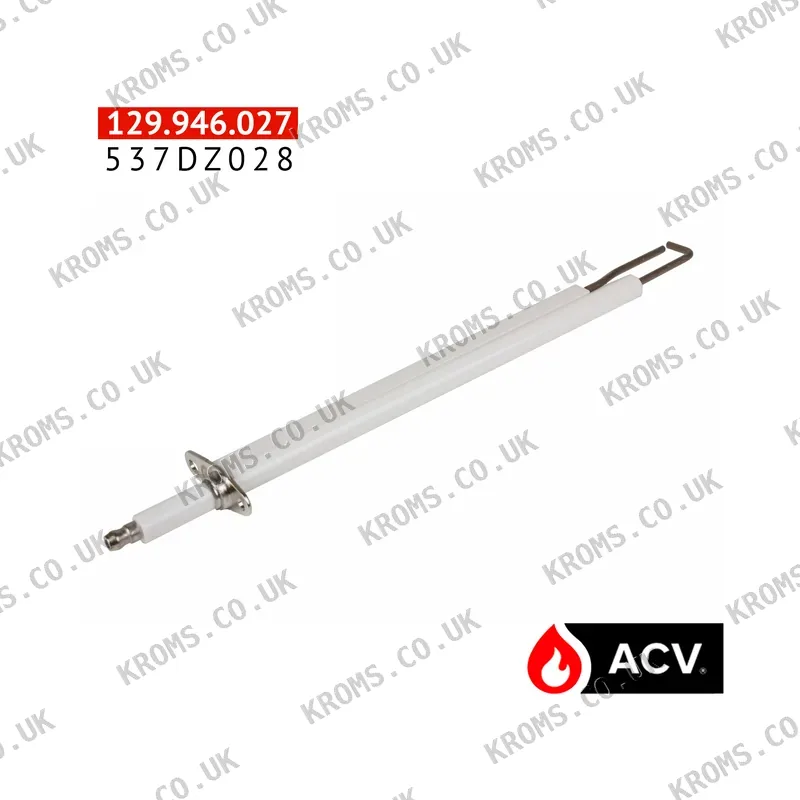 ACV Electrode l215mm straight dual ceram. 537DZ028