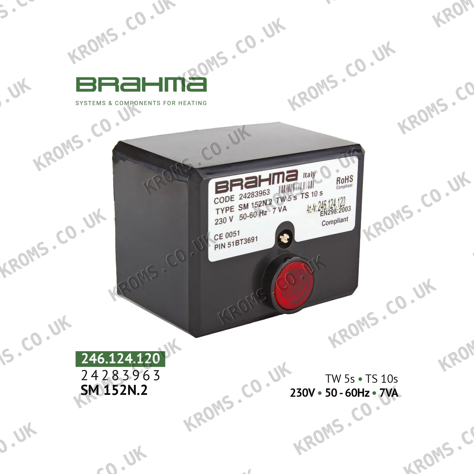 Brahma Control box SM152N.2 24283963