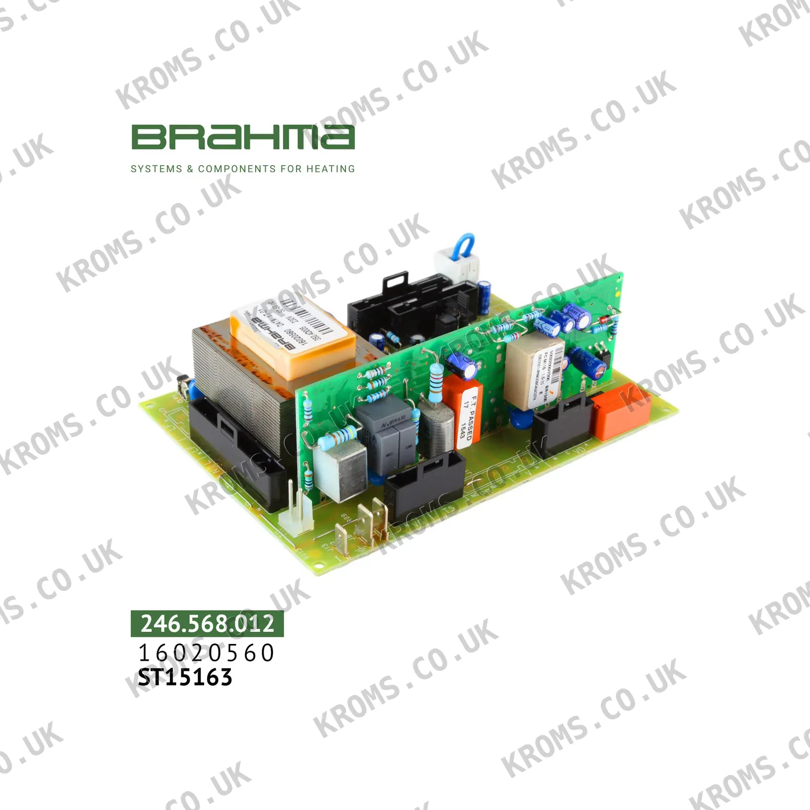Brahma Electronic control board (PCB) 350.4D005 16020560
