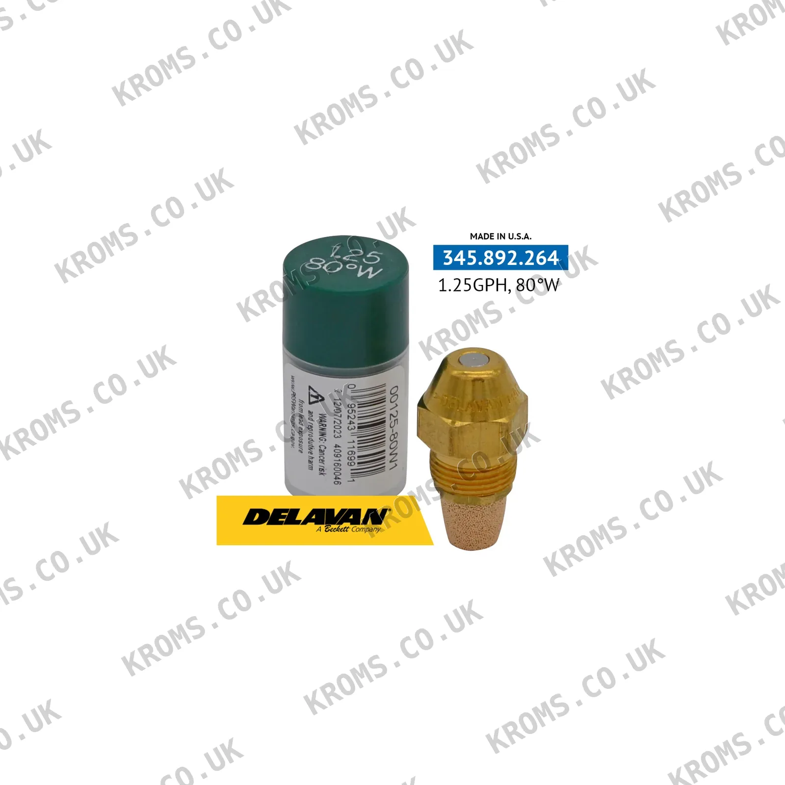 Delavan Oil nozzles 00125-80W1