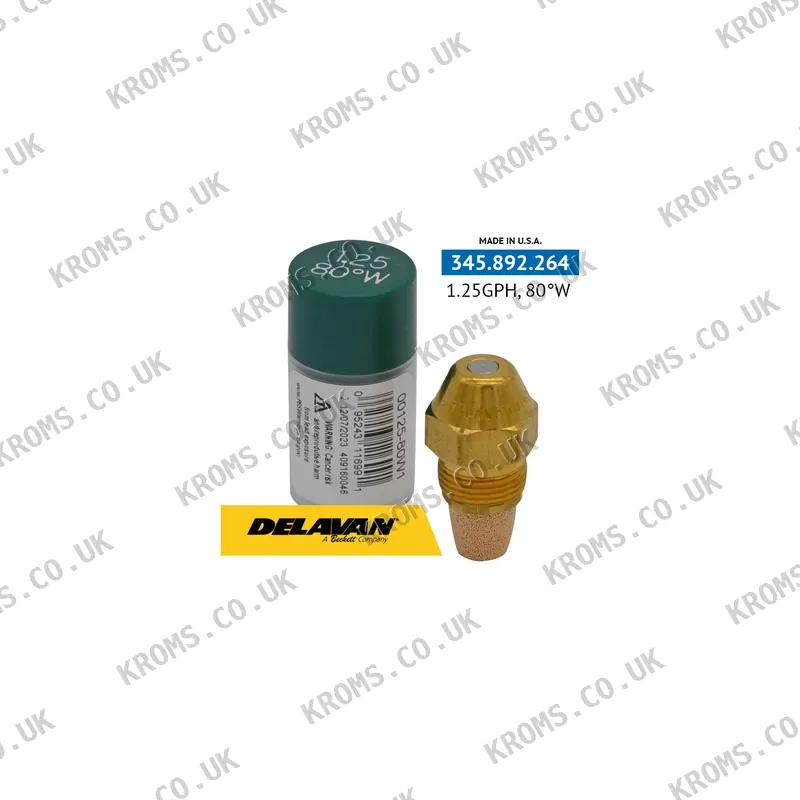 Delavan Oil nozzles 00125-80W1