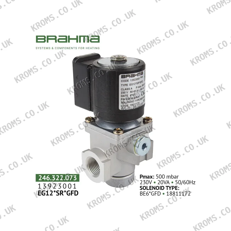Brahma Gas valve EG12*SR*GFD 13923001