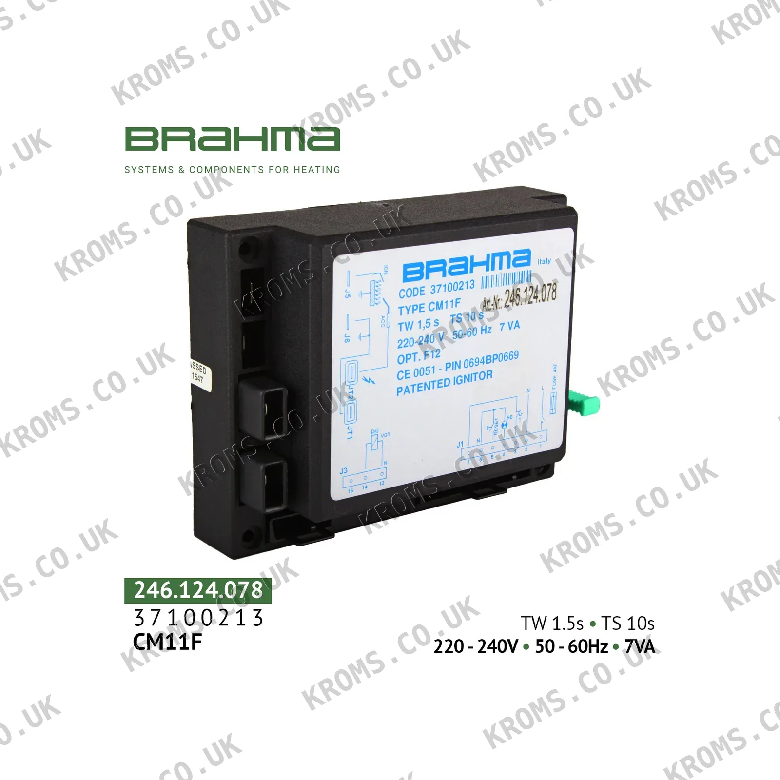 Brahma Microprocessor-based controller CM11F 37100213