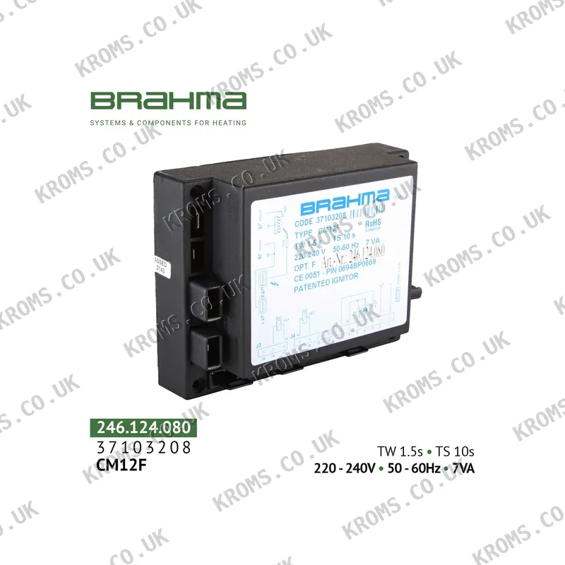 Brahma Microprocessor-based controller CM12F 37103208