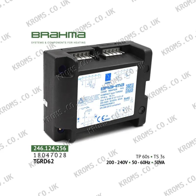 Brahma Microprocessor burner control TGRD62 18047028