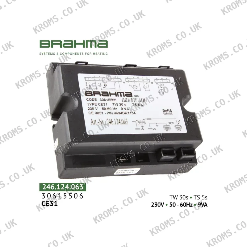 Brahma Burner control unit CE31 30615506