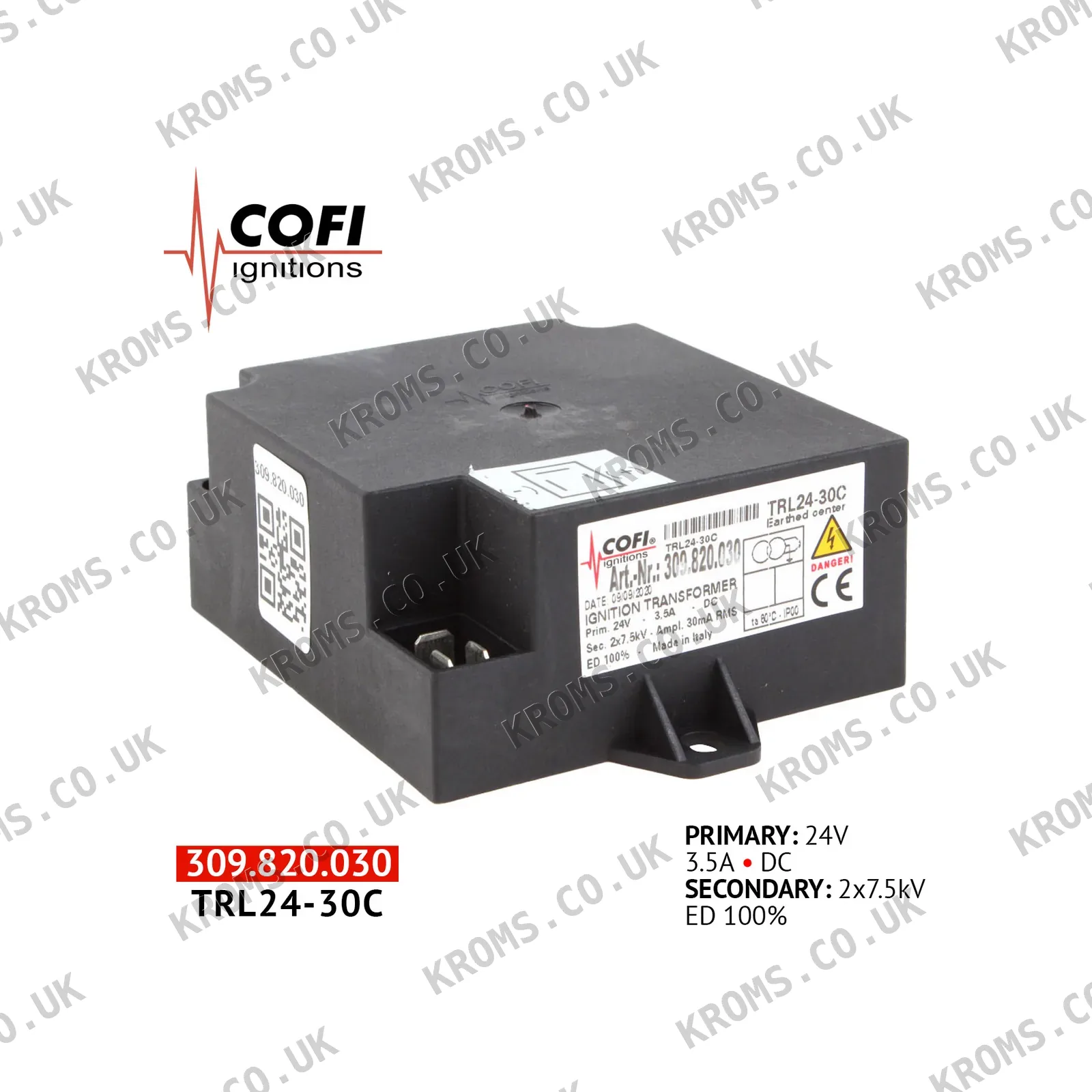 Cofi High-voltage ignition transformer TRL24-30C