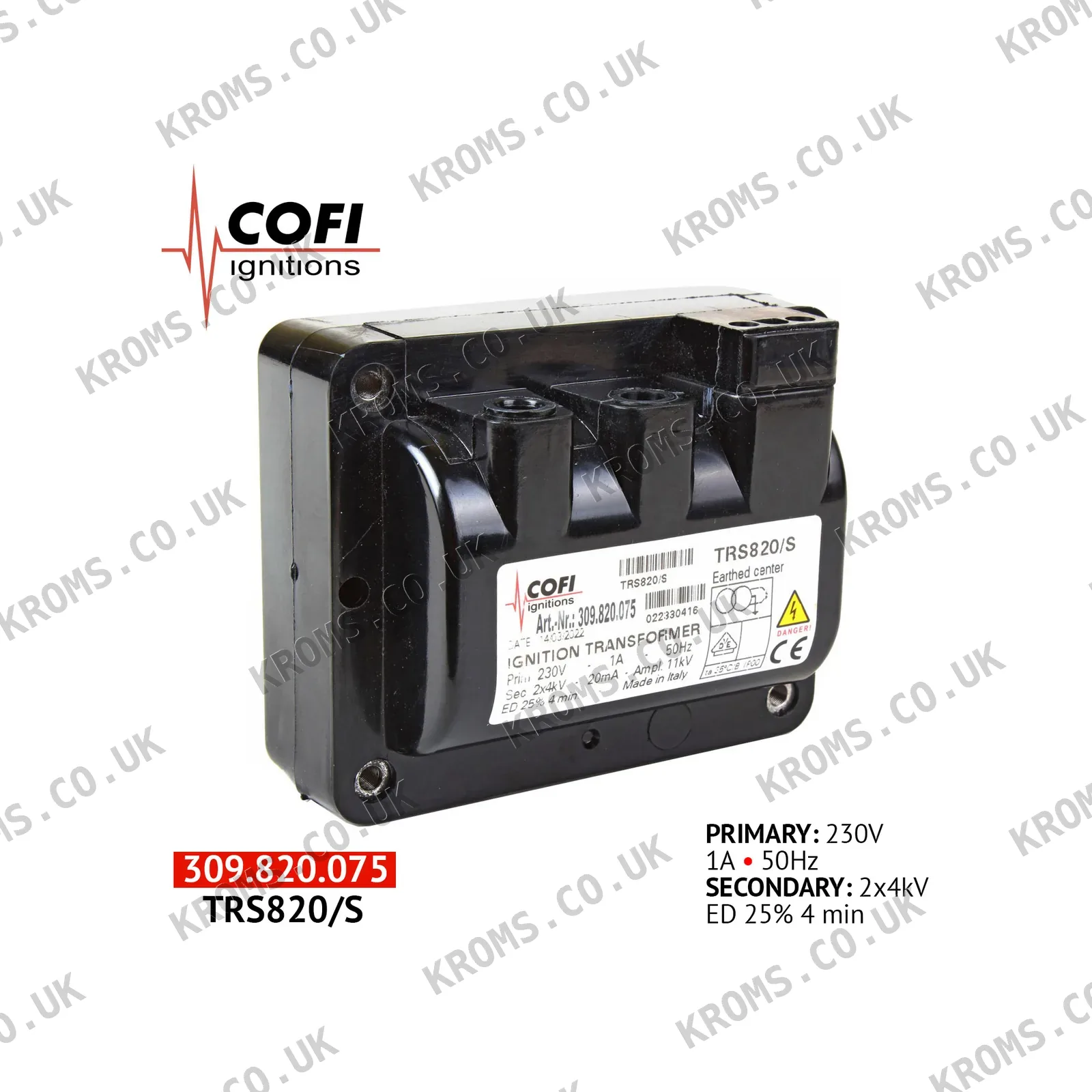 Cofi Ignition transformer TRS820/S
