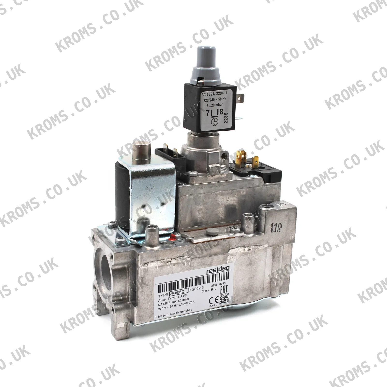 Honeywell Gas solenoid valves VR4605QB2002U
