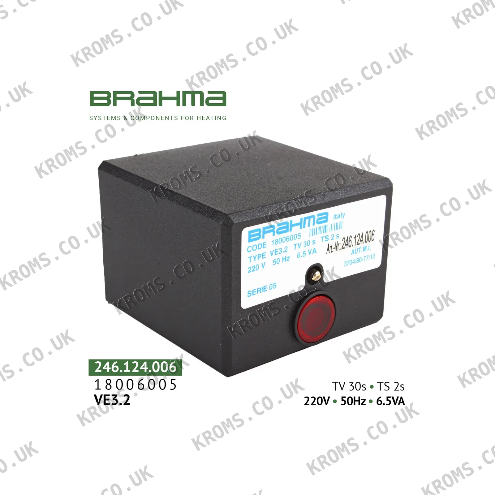 Brahma Burner control unit VE3.2 18006005