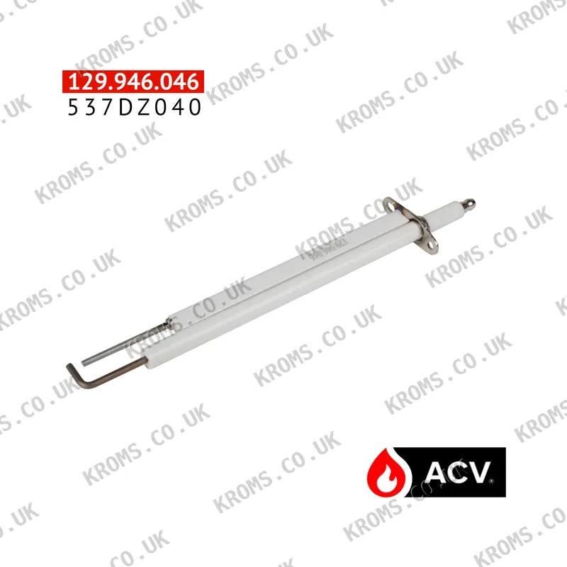 ACV Electrode 185mm straight dual ceram. 537DZ040