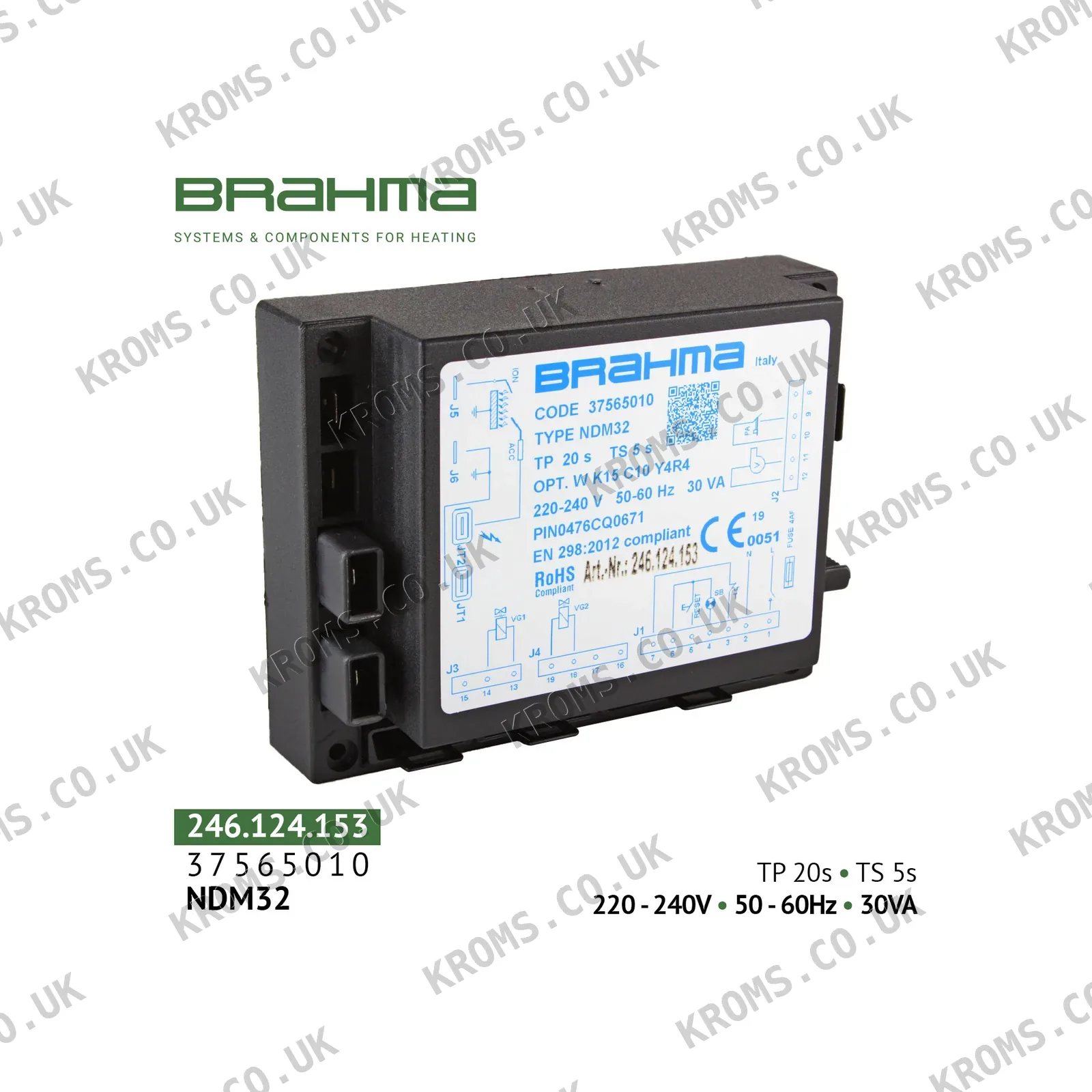 Brahma Burner control unit NDM32 37565010