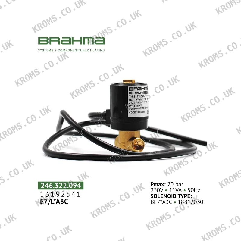 Brahma Oil valve E7/L*A3C 13192541