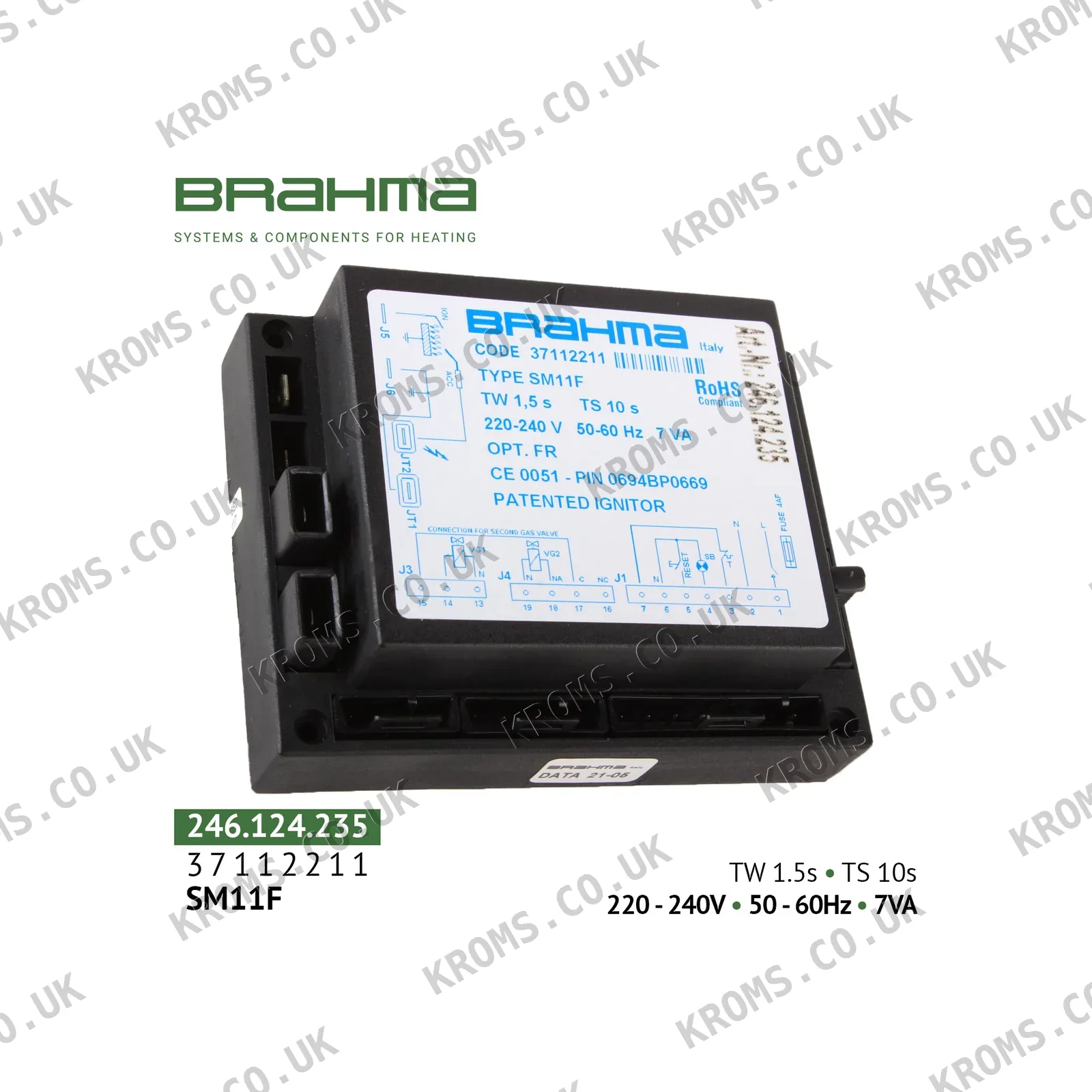 Brahma Combustion control unit SM11F 37112211