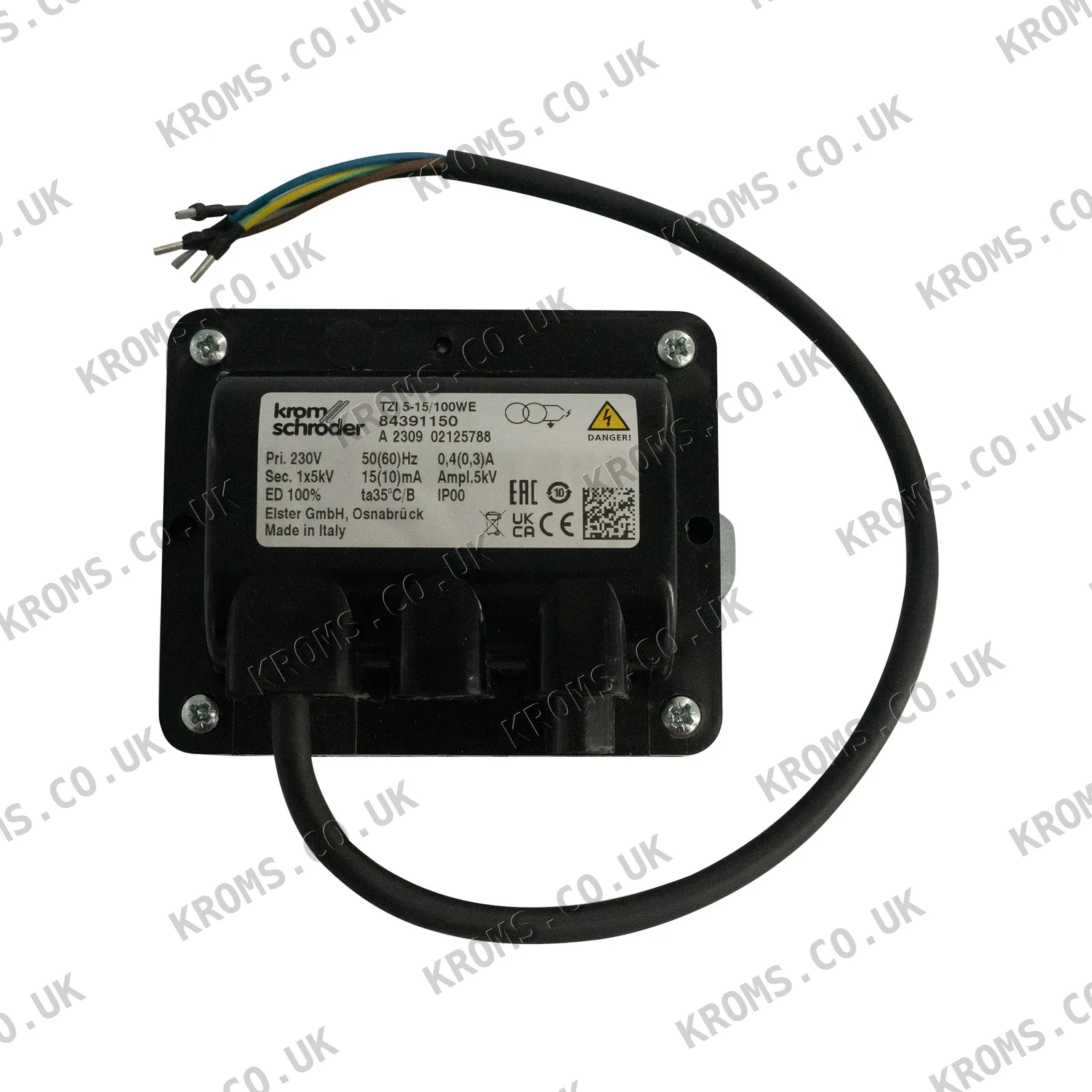 Kromschroder Ignition transformer TZI5-15/100WE 84391150