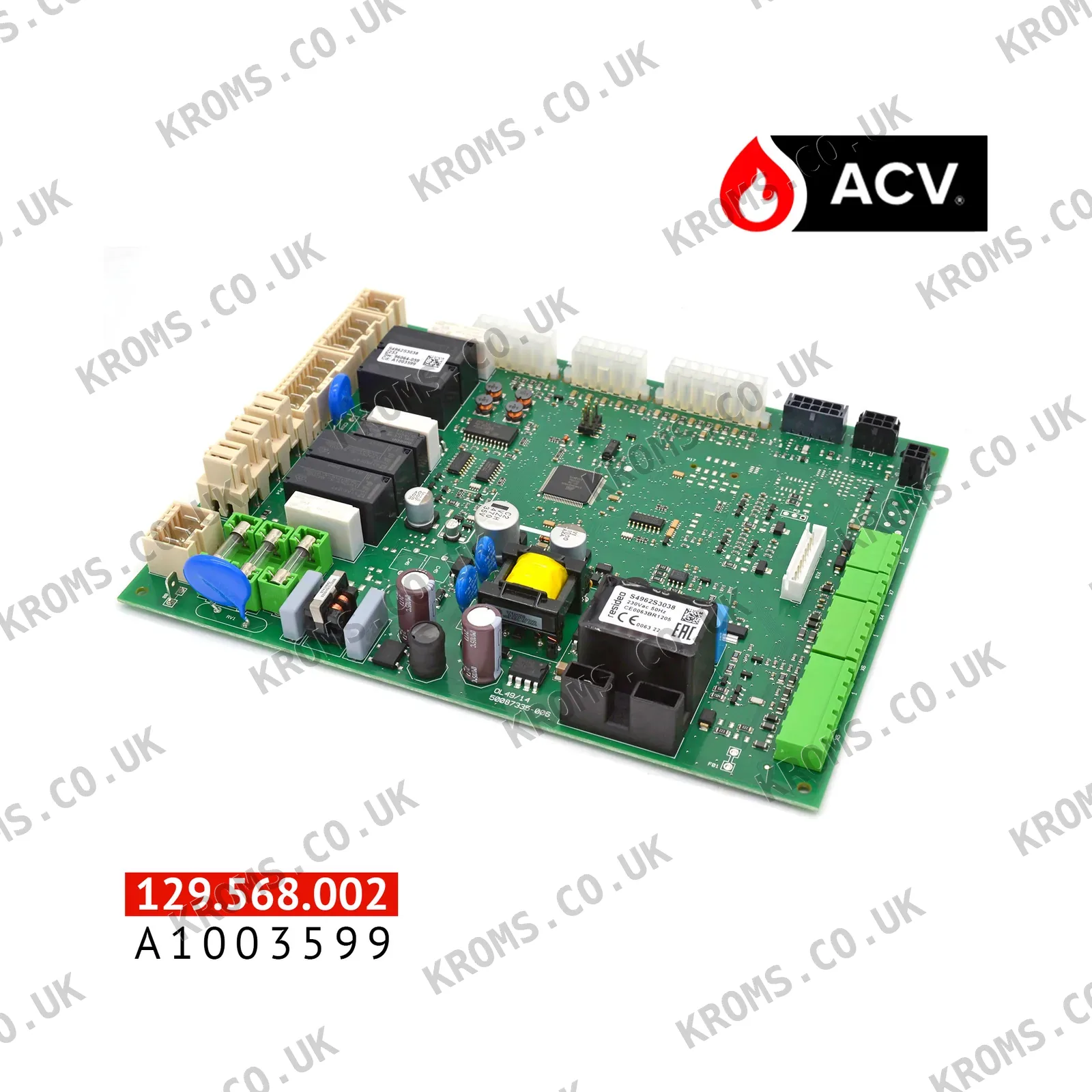 ACV Printed circuit acvmax 230V S4962S3038B A1003599