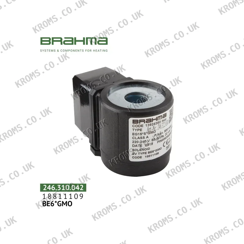 Brahma Solenoid coil BE6*GMO 18811109
