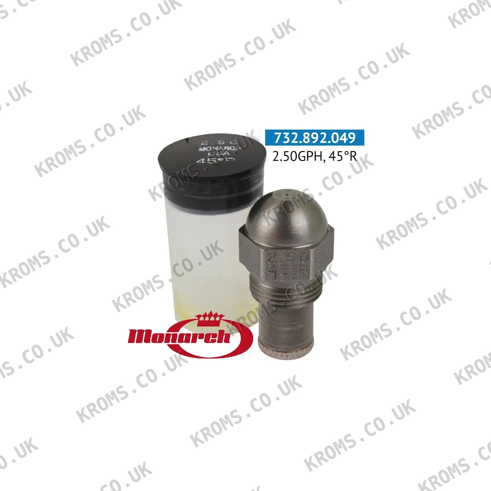 Monarch Oil nozzle 2.50GPH / 45R
