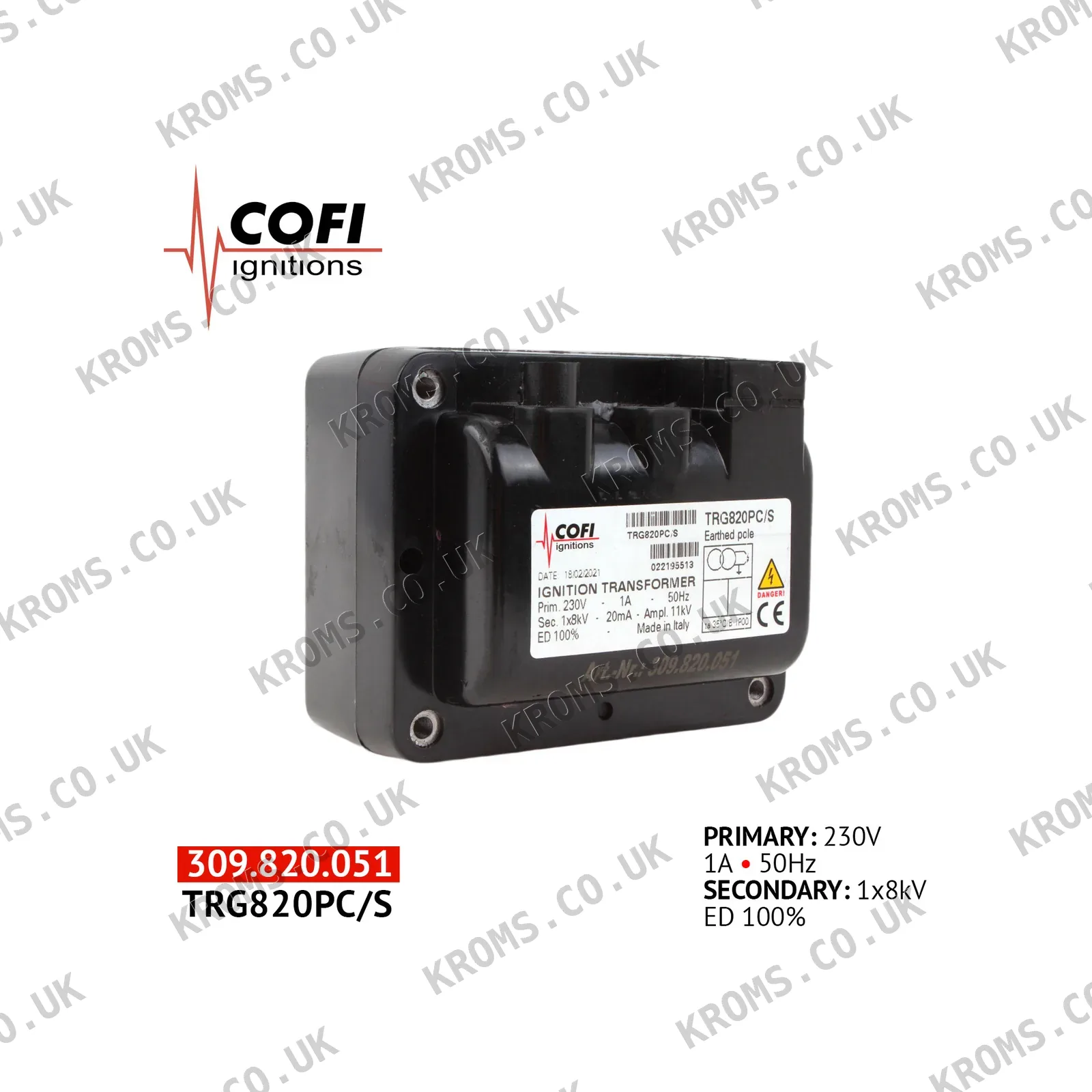 Cofi Ignition transformer TRG820PC/S